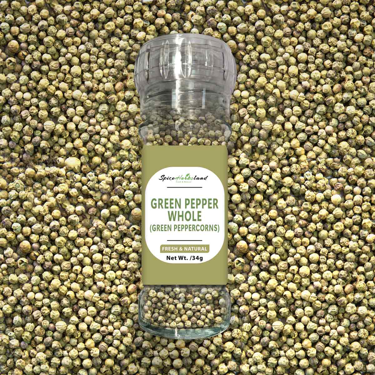 Grüner Pfeffer ganz (grüne Pfefferkörner)